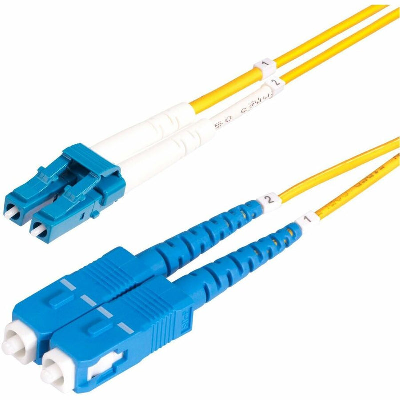 Startech 1m (3.3ft) Lc To Sc (upc) Os2 Single Mode Duplex Fiber Optic Cable, 9/125m, 100g