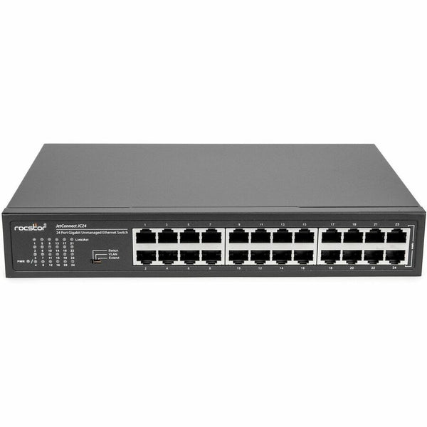 Rocstor Jetconnect Jc24 24-port Gigabit Desktop / Rackmount Unmanaged Network Switch, 24
