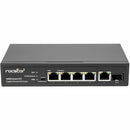 Rocstor Solidconnect Sc5 4-port Poe+ Gigabit Unmanaged Ethernet Port & 1 Gigabit Sfp Upl