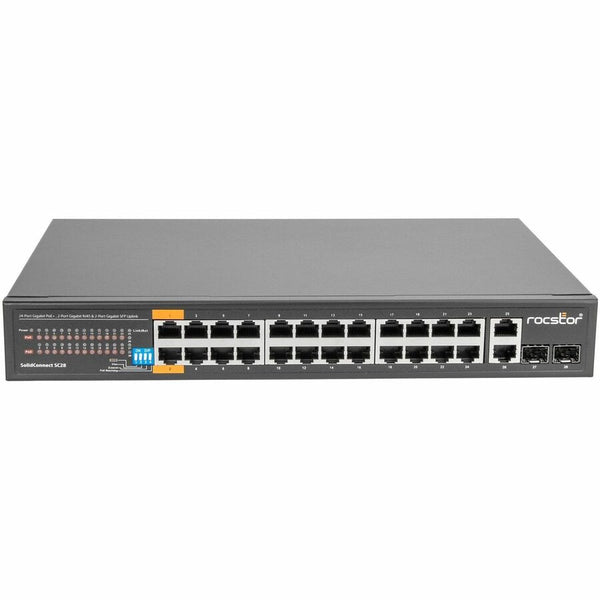 Rocstor Solidconnect Sc28 24-port Poe+ Gigabit U