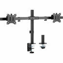 Rocstor Ergoreach Ep17 Dual Monitor Pole Mount,  C-clamp & Grommet-supports, Two 32displ