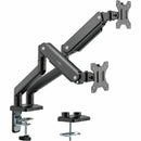 Rocstor Ergoreach Ed2 Premium Dual Ergonomic Monitor Arm,  C-clamp & Grommet - Supports