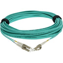 Add-on 11m Lc To Lc Aqua Om3 Duplex Ofnr (riser-rated) Fiber Patch Cable