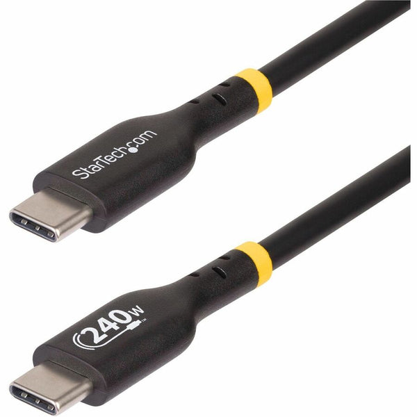 Startech 6ft Usb-c Charging Cable, Usb-if Certified Usb C Cable, 240w Pd Epr, Usb 2.0 Typ