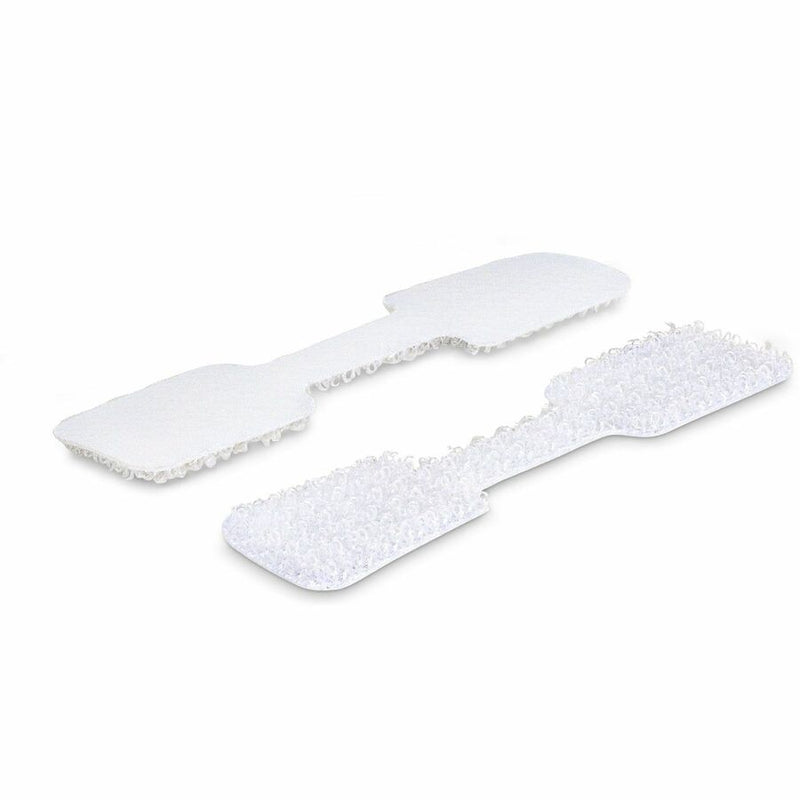 Startech 3.5in (9cm) Cable Labels, 100 Pack, White, Hook-to-hook Fastener Cable Tags, Wri