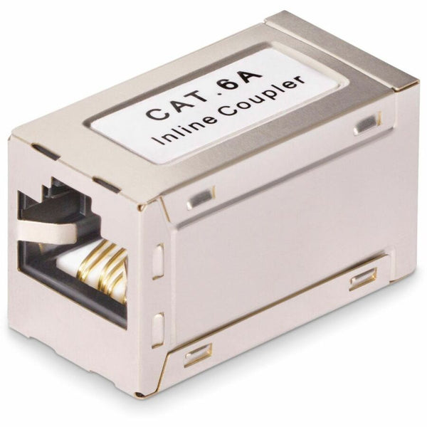 Startech Shielded Rj45 Coupler, Inline Cat6a Coupler, Female To Female (f/f) T568b Pinout