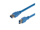 StarTech.com 3 ft / 91cm SuperSpeed USB 3.0 Cable A to B - USB 3 A (m) to USB 3 B (m) (USB3SAB3) - USB cable - USB Type A to USB Type B - 3 ft