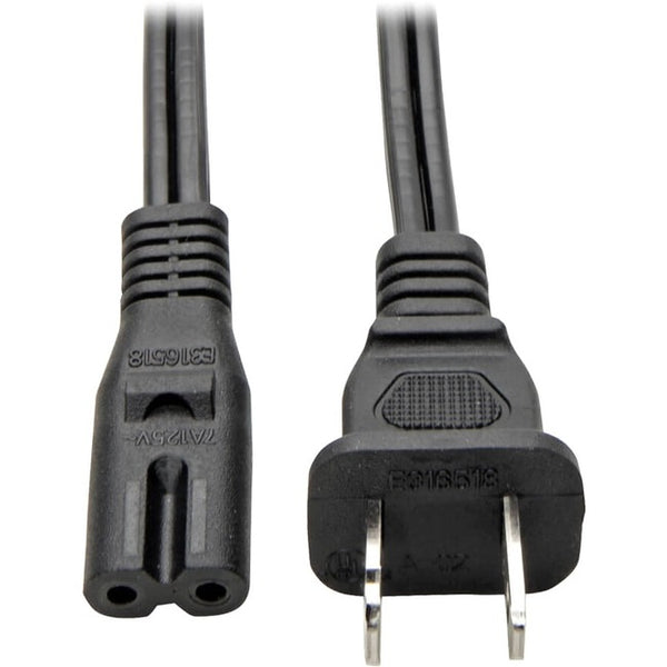 Tripp Lite 6ft Laptop - Notebook Power Cord Cable 1-15P to C7 10A 18AWG 6' - American Tech Depot