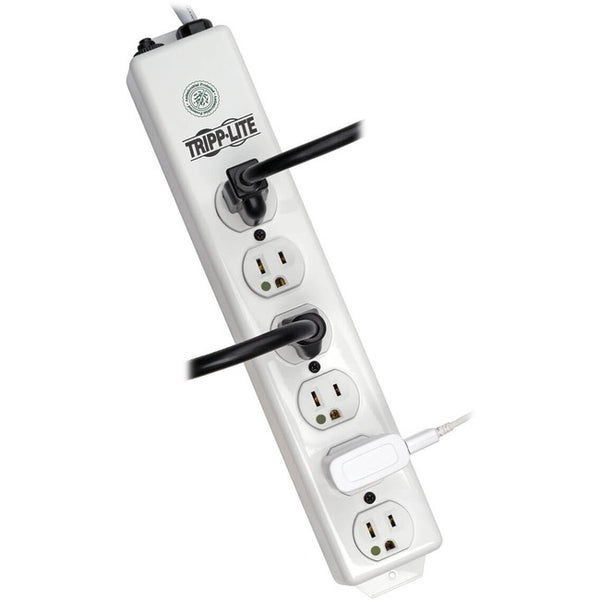 Tripp Lite Power Strip Hospital Medical 120V 5-15R-HG 6 Outlet 6' Cord Metal - American Tech Depot