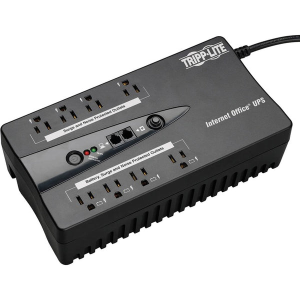 Tripp Lite UPS 550VA 300W Desktop Battery Back Up Compact 120V 50-60Hz DB9 RJ11 5-15P PC - American Tech Depot