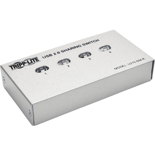 Tripp Lite 4-Port USB 2.0 Hi-Speed Printer - Peripheral Sharing Switch - American Tech Depot