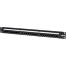 Tripp Lite 24-Port Cat6 Cat5 Patch Panel Rackmount 110 Punch Down RJ45 Ethernet 1URM - American Tech Depot