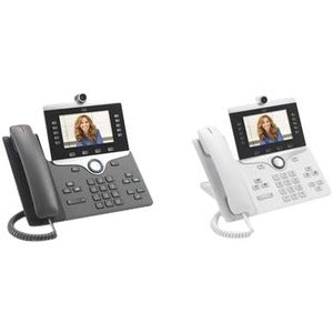 Cisco 8865 IP Phone - Corded-Cordless - Corded-Cordless - Bluetooth, Wi-Fi - Wall Mountable - Charcoal