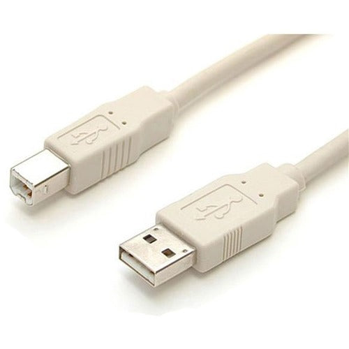StarTech.com 6 ft Beige A to B USB Cable - M-M - American Tech Depot