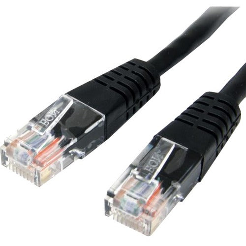 StarTech.com 50 ft Black Molded Cat5e UTP Patch Cable - American Tech Depot