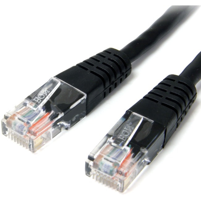 StarTech.com 6 ft Black Molded Cat5e UTP Patch Cable - American Tech Depot
