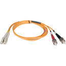 Tripp Lite 2M Duplex Multimode 50-125 Fiber Optic Patch Cable LC-ST 6' 6ft 2 Meter - American Tech Depot