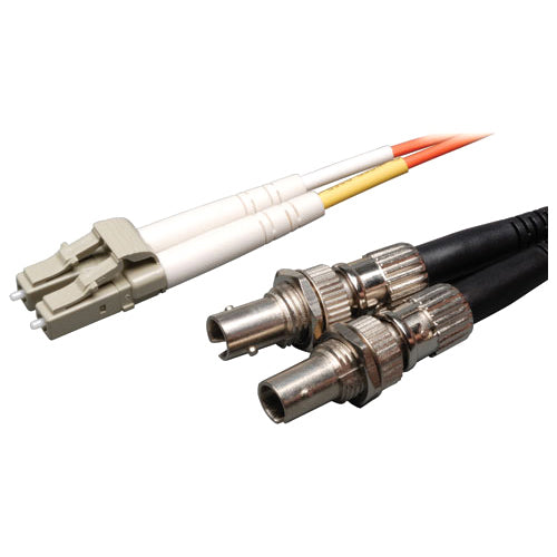Tripp Lite 0.3M Duplex Multimode Fiber Optic 50-125 Adapter LC-ST M-F 1ft 1' 0.3 Meter - American Tech Depot