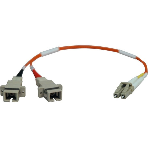 Tripp Lite 0.3M Duplex Multimode Fiber Optic 62.5-125 Adapter LC-SC M-F 1ft 1' 0.3 Meter - American Tech Depot