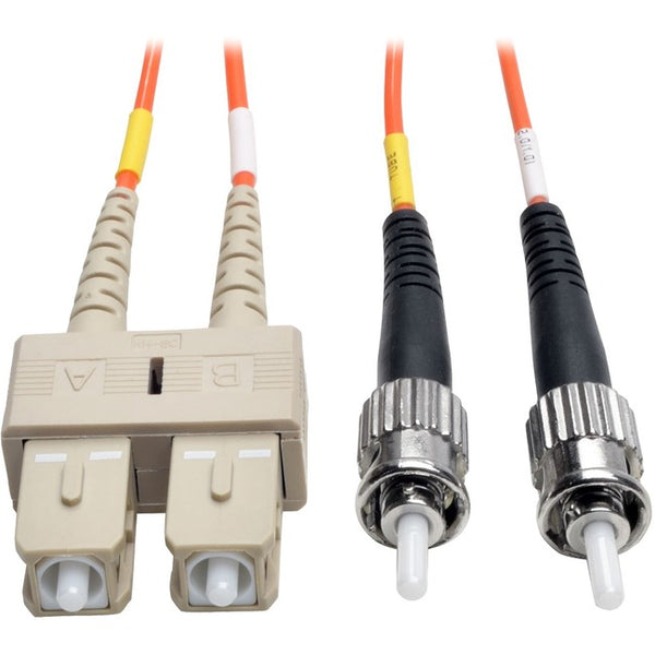 Tripp Lite 2M Duplex Multimode 50-125 Fiber Optic Patch Cable SC-ST 6' 6ft 2 Meter - American Tech Depot