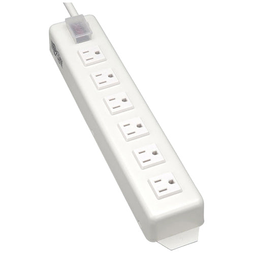 Tripp Lite Power Strip Metal 120V 5-15R Right Angle 6 Outlet 15' Cord - American Tech Depot