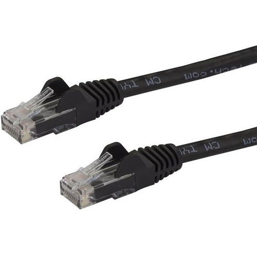 StarTech.com 10ft CAT6 Ethernet Cable - Black Snagless Gigabit CAT 6 Wire - 100W PoE RJ45 UTP 650MHz Category 6 Network Patch Cord UL-TIA - American Tech Depot