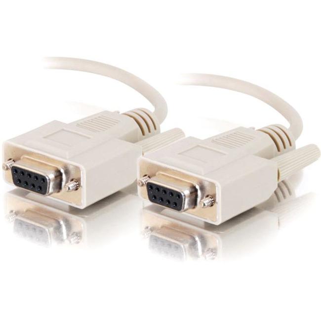 C2G 10ft DB9 F-F Cable - Beige - American Tech Depot