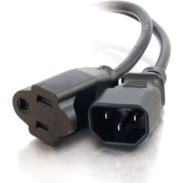 C2G 3ft 18 AWG Monitor Power Adapter Cord (IEC320C14 to NEMA 5-15R) - American Tech Depot
