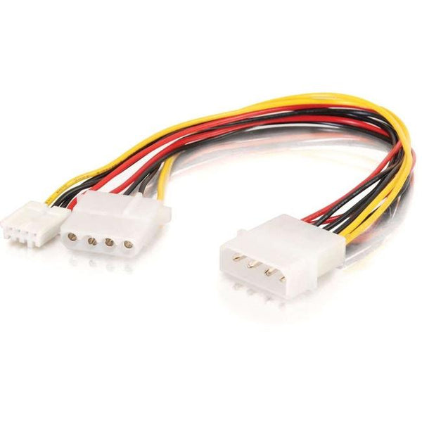 C2G 10in One 5-1-4in to One 3-1-2in with One 5-1-4in Internal Power Y-Cable