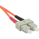 C2G-4m SC-SC 62.5-125 OM1 Duplex Multimode PVC Fiber Optic Cable - Orange - American Tech Depot