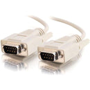 C2G 10ft DB9 M-M Cable - Beige - American Tech Depot