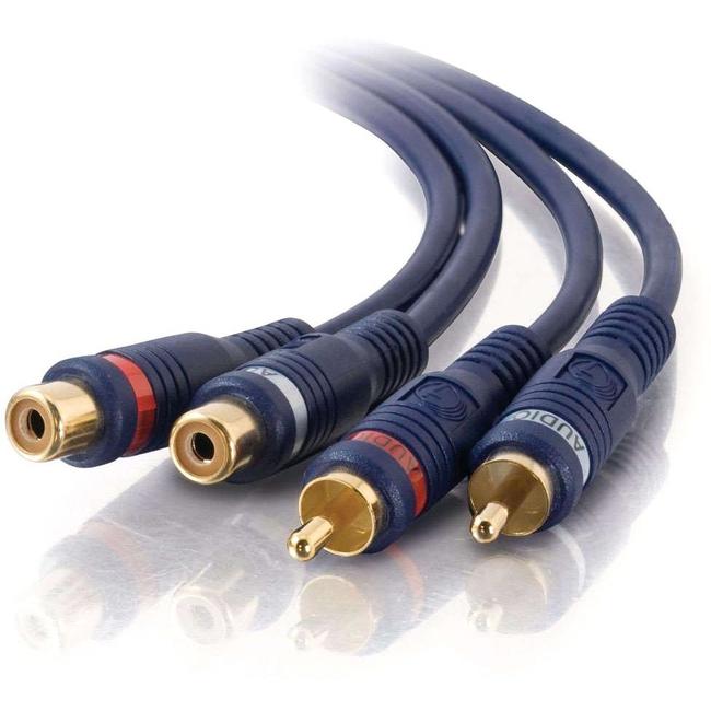 C2G 25ft Velocity RCA Stereo Audio Extension Cable - American Tech Depot
