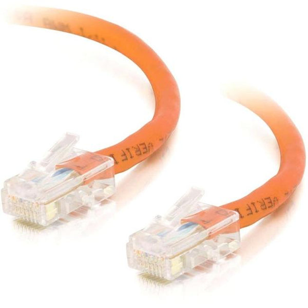 C2G-7ft Cat5e Non-Booted Crossover Unshielded (UTP) Network Patch Cable - Orange - American Tech Depot