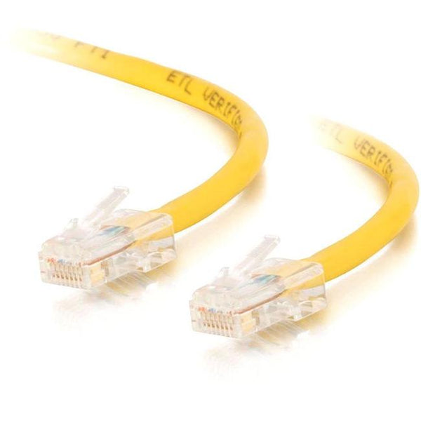 C2G-7ft Cat5e Non-Booted Crossover Unshielded (UTP) Network Patch Cable - Yellow - American Tech Depot