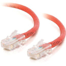 C2G-10ft Cat5e Non-Booted Crossover Unshielded (UTP) Network Patch Cable - Red - American Tech Depot