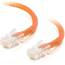C2G-14ft Cat5E Non-Booted Crossover Unshielded (UTP) Network Patch Cable - Orange - American Tech Depot