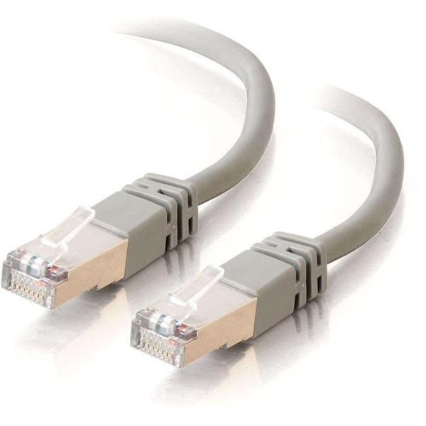 C2G-5ft Cat5e Molded Shielded (STP) Network Patch Cable - Gray - American Tech Depot
