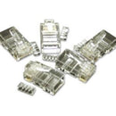 C2G RJ45 Cat5E Modular Plug (with Load Bar) for Round Solid-Stranded Cable - 50pk - American Tech Depot