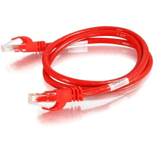 C2G-7ft Cat6 Snagless Crossover Unshielded (UTP) Network Patch Cable - Red - American Tech Depot