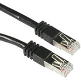 C2G-50ft Cat5e Molded Shielded (STP) Network Patch Cable - Black - American Tech Depot