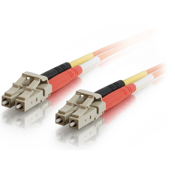 C2G 1m LC-LC 50-125 Duplex Multimode OM2 Fiber Cable - Orange - 3ft - American Tech Depot