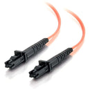 C2G-10m MTRJ-MTRJ 62.5-125 OM1 Duplex Multimode PVC Fiber Optic Cable - Orange - American Tech Depot