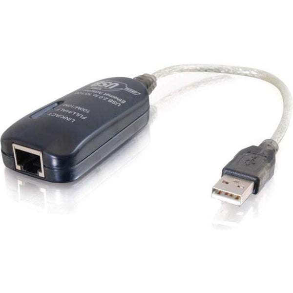 C2G 7.5in USB 2.0 Fast Ethernet Network Adapter - American Tech Depot