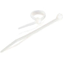 C2G 11.5in Cable Ties - White - 100pk