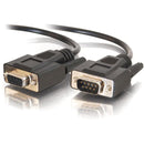C2G 10ft DB9 M-F Extension Cable - Black - American Tech Depot