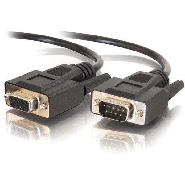 C2G 10ft DB9 M-F Extension Cable - Black - American Tech Depot