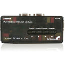 StarTech.com SV411KUSB - KVM - audio switch - USB - 4 ports - 1 local user