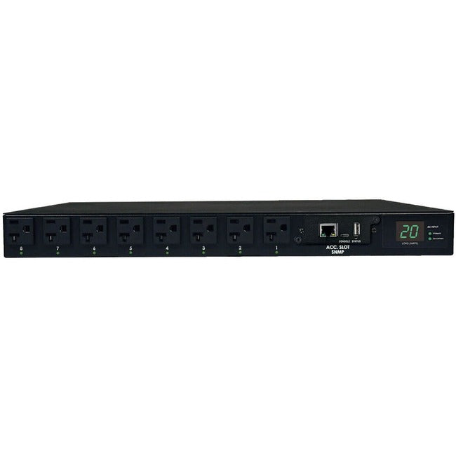 Tripp Lite PDU Switched ATS 120V 20A 5-15-20R 16 Outlet L5-20P Horizontal TAA