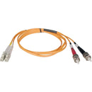 Tripp Lite 5M Duplex Multimode 62.5-125 Fiber Optic Patch Cable LC-ST 16' 16ft 5 Meter - American Tech Depot