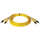 Tripp Lite 1M Duplex Singlemode 8.3-125 Fiber Optic Patch Cable ST-ST 3' 3ft 1 Meter - American Tech Depot